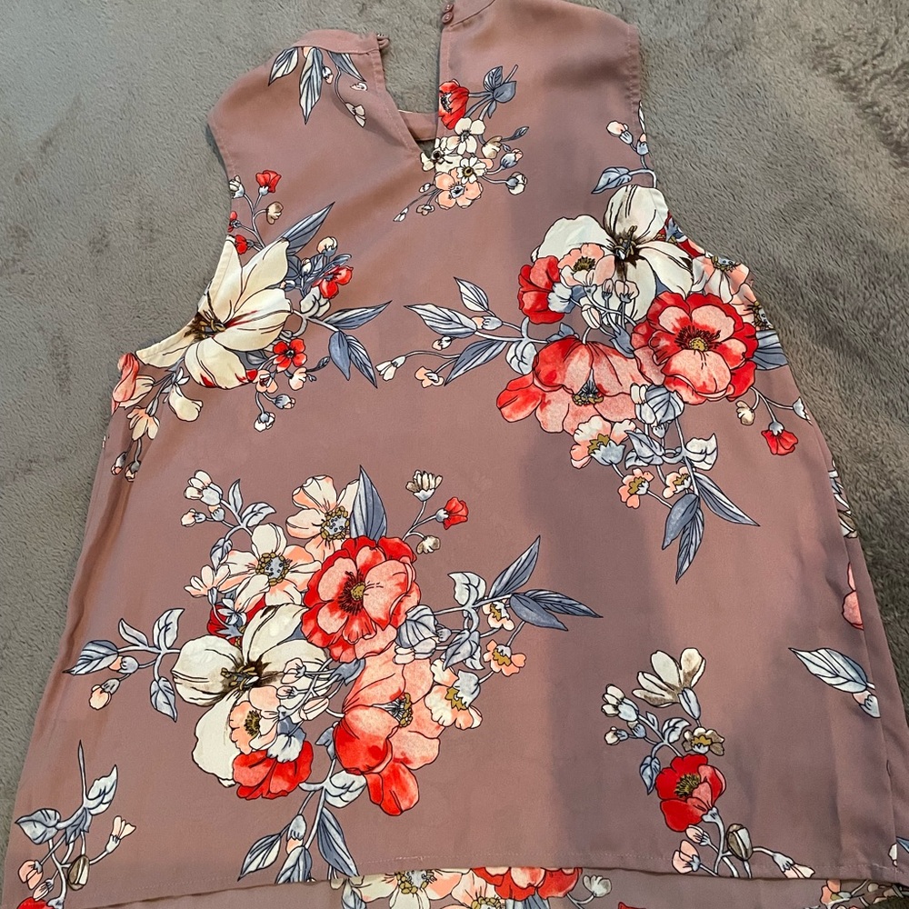 Collective concepts dusty mauve blouse